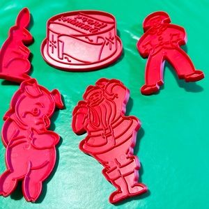 Vintage Tupperware Cookie Cutters